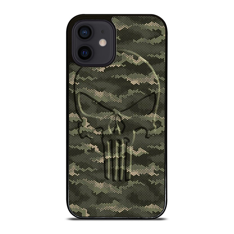 THE PUNISHER CAMO CARBON iPhone 12 Mini Case Cover