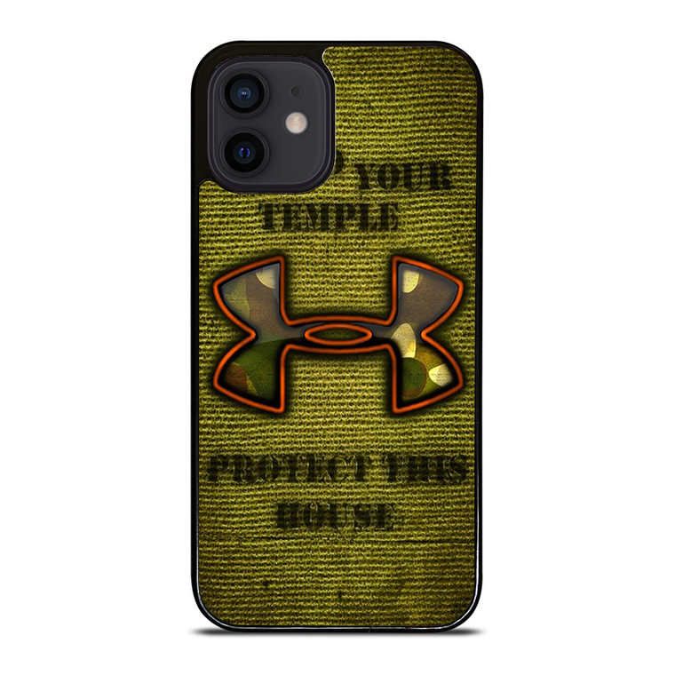 UNDER ARMOUR BUILD YOUR TEMPLE iPhone 12 Mini Case Cover UNDER ARMOUR BUILD YOUR TEMPLE iPhone 12 Mini Case Cover