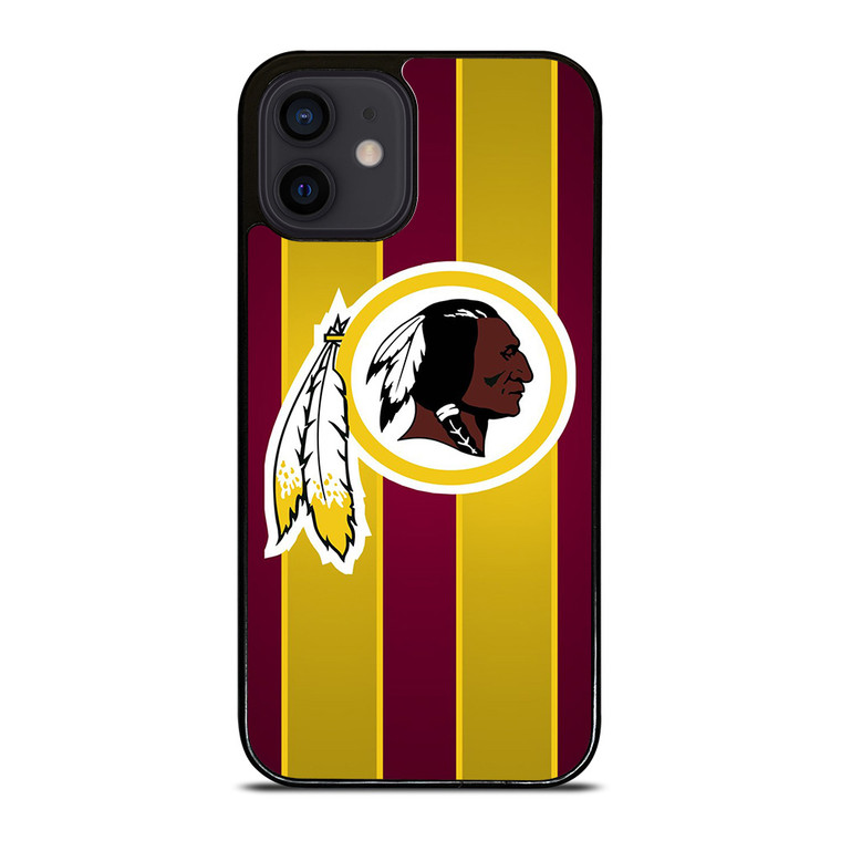 WASHINGTON REDSKINS STRIPE LOGO iPhone 12 Mini Case Cover WASHINGTON REDSKINS STRIPE LOGO iPhone 12 Mini Case Cover