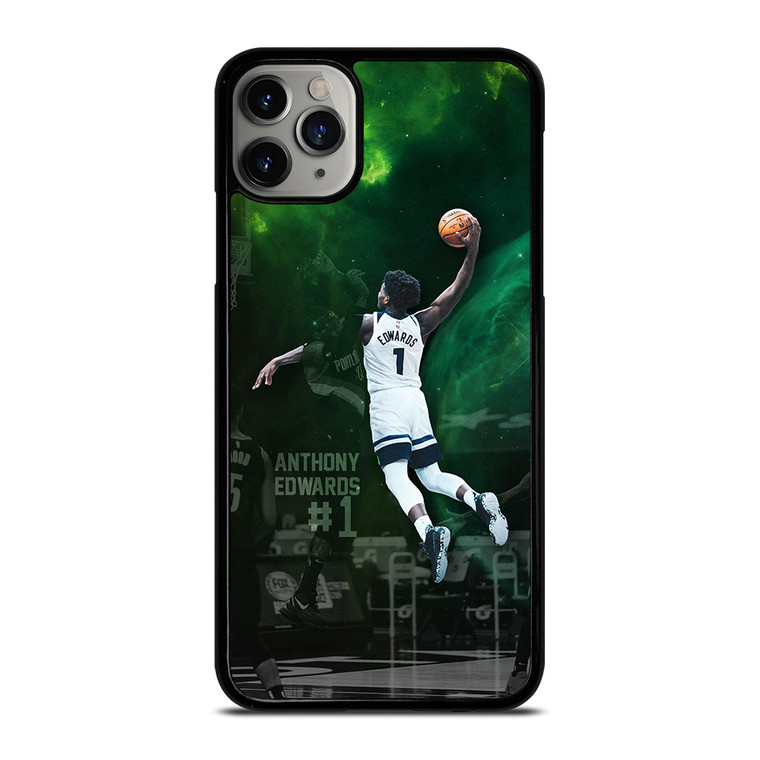 ANTHONY EDWARDS MINNESOTA TIMBERWOLVES NBA DUNK iPhone 11 Pro Max Case Cover