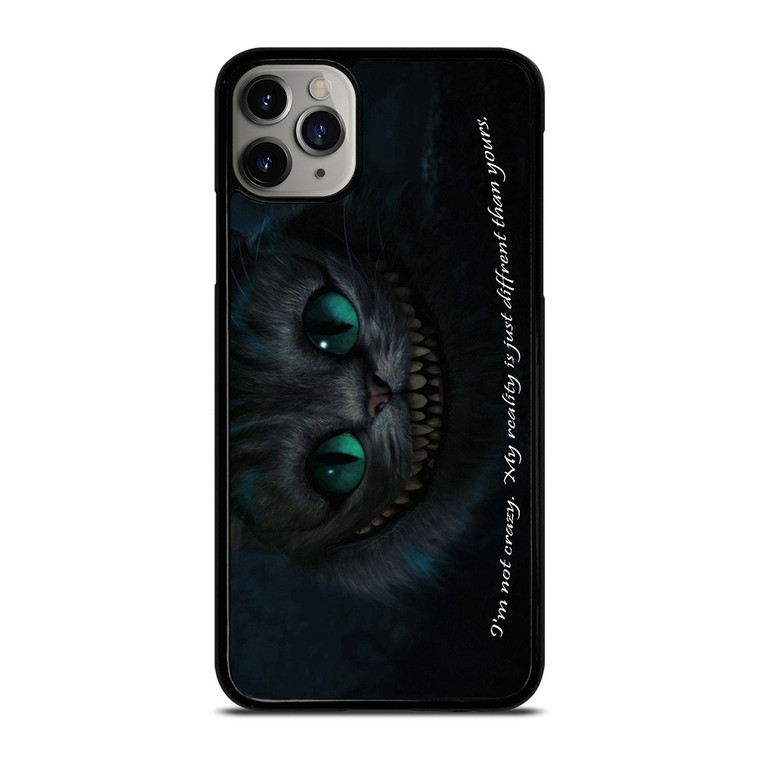 CHESHIRE CAT ALICE IN WONDERLAND QUOTES iPhone 11 Pro Max Case Cover