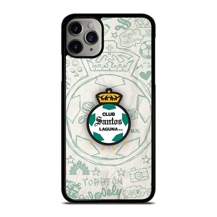 CLUB SANTOS LAGUNA SCRIBBLE LOGO iPhone 11 Pro Max Case Cover