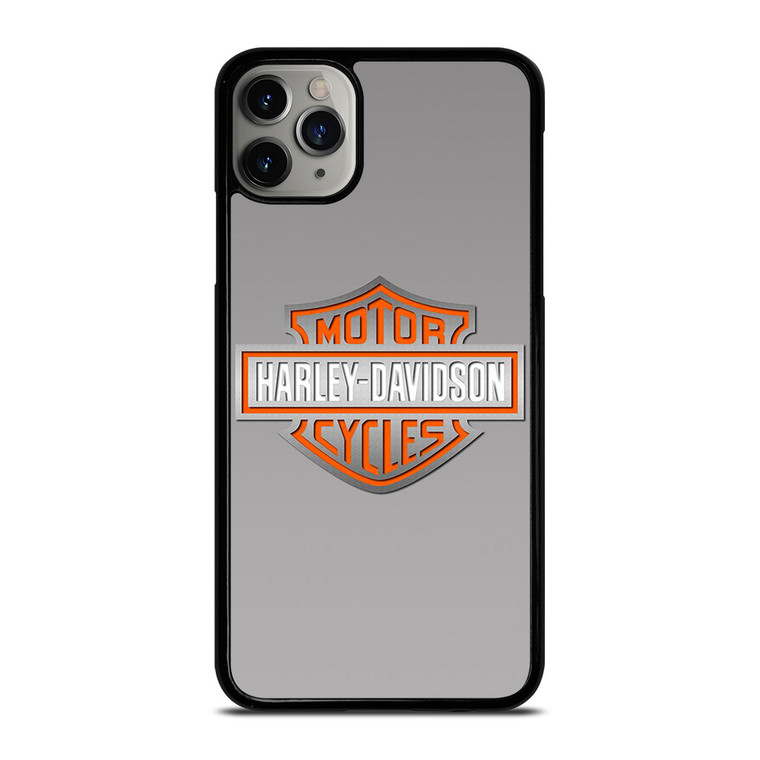 HARLEY DAVIDSON MOTOR GREY LOGO iPhone 11 Pro Max Case Cover