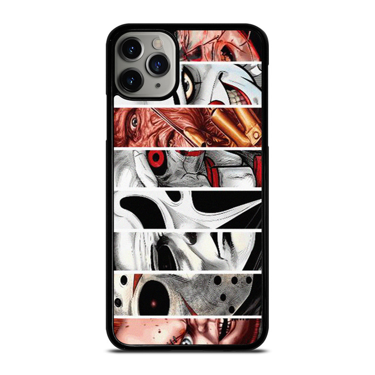 HORROR MOVIES CHARACTERS COLLAGE iPhone 11 Pro Max Case Cover