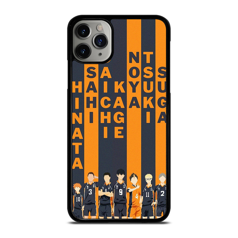 KARASUNO VOLLEYBALL TEAM HAIKYUU iPhone 11 Pro Max Case Cover