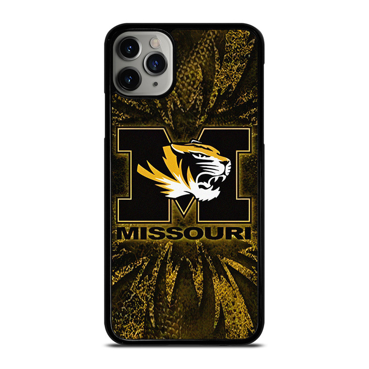 MISSOURI TIGERS FOOTBALL FOOTBALL SYMBOL iPhone 11 Pro Max Case Cover