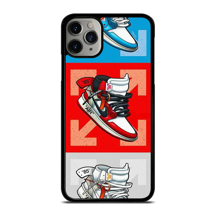 NIKE AIR JORDAN OFF WHITE SNEAKERS VECTOR iPhone 11 Pro Max Case Cover NIKE AIR JORDAN OFF WHITE SNEAKERS VECTOR iPhone 11 Pro Max Case Cover