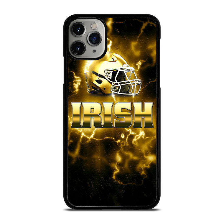 NOTRE DAME IRISH HELMET GOLD iPhone 11 Pro Max Case Cover