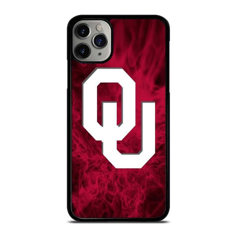 OKLAHOMA SOONERS SMOKED LOGO iPhone 11 Pro Max Case Cover