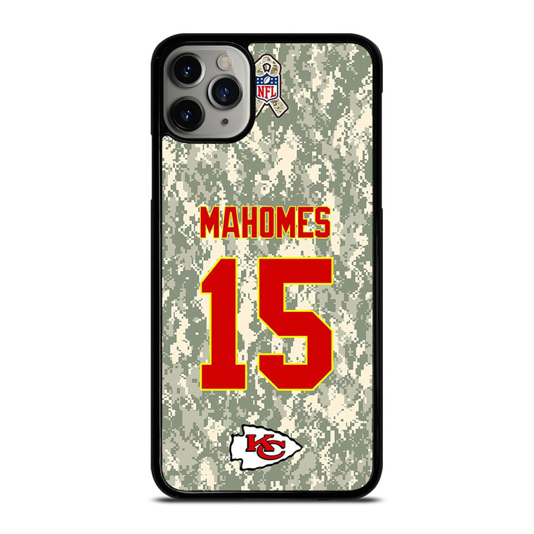 PATRICK MAHOMES KANSAS CITY CHIEFS CAMO KIT iPhone 11 Pro Max Case Cover