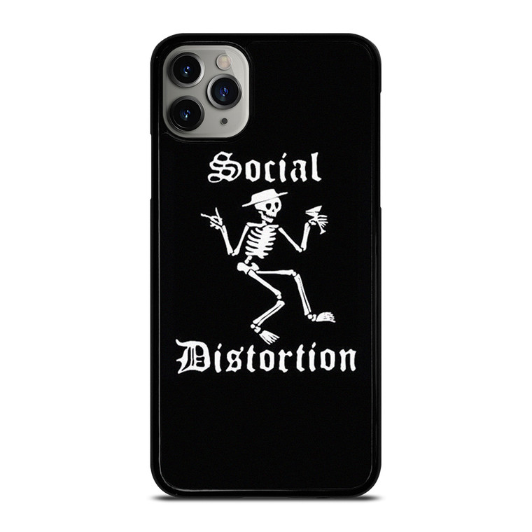 SOCIAL DISTORTION ROCK BAND SKULL SYMBOL iPhone 11 Pro Max Case Cover