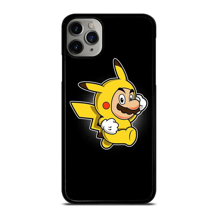 SUPER MARIO BROS X PIKACHU POKEMON iPhone 11 Pro Max Case Cover