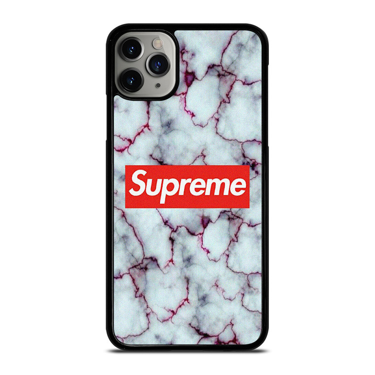 SUPREME MARBLE TEXTURE iPhone 11 Pro Max Case Cover
