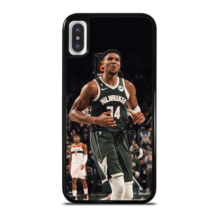 GIANNIS ANTETOKOUNMPO MILWAUKEE BUCKS BASKET iPhone X / XS Case Cover