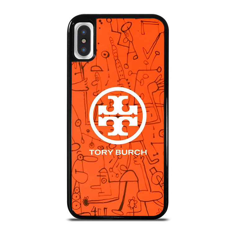 TORY BURCH ORANGE PATTERN iPhone X / XS Case Cover