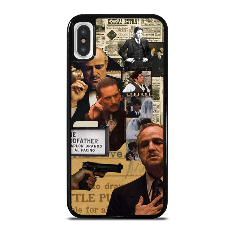 VITO CORLEONE THE GODFATHER COLLAGE iPhone X / XS Case Cover
