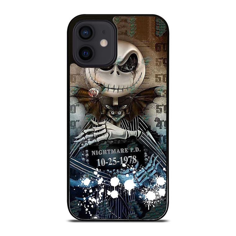 JACK SKELLINGTON NIGHTMARE BEFORE CHRISTMAS MUGSHOT  iPhone 12 Mini Case Cover