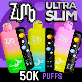ZUMO ULTRA SLIM 50,000 PUFFS DISPOSABLE VAPE - DISPLAY OF 5