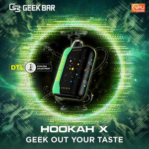 GEEK BAR HOOKAH X 25K PUFFS 5% NIC 5CT DISPLAY