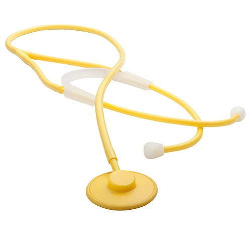 ADC Proscope 665 Ultra Lightweight Adult Disposable Single Use Stethoscope, 32" Length, Yellow (Pack of 1)