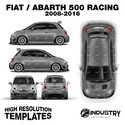 Abarth 500 racing 2008-2016 - Full Car template | Matt