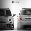 Abarth 500 racing 2008-2016 - Full Car template | Front and Rear