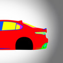 Alfa Romeo Giulia Quadrifoglio 2016-2019 - Full Car template | Mask