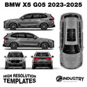 BMW X5 G05 2023-2025 - Full Car template | Matt