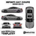Infiniti G37 Coupe 2008-2013 - Full Car template | Matt