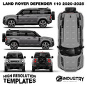 Land Rover Defender 110 2020-2025 - Full Car template | Glossy