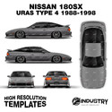 Nissan 180sx Uras Type 4 1988-1998 - Full Car template
