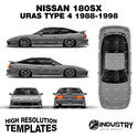Nissan 180sx Uras Type 4 1988-1998 - Full Car template