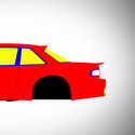 Nissan Silvia S13 Origin Labo Stream Line 1988-1998 - Full Car template | Mask