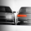 Nissan Silvia S13 Origin Labo Stream Line 1988-1998 - Full Car template | Front and Rear