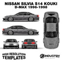 Nissan Silvia S14 Kouki D-Max 'Pawel Korpulinski' 1996-1998 - Full Car template | Matt