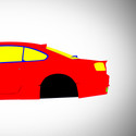 Nissan Silvia S15 Origin Labo Racing Line 1999-2002 - Full Car template | Mask