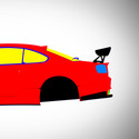 Nissan Silvia S15 Origin Labo Raijin 1999-2002 - Full Car template | Mask
