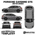 Porsche Cayenne GTS E3 2018-2023 - Full Car template | Glossy