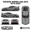 Toyota Supra A90 GT4 2019-2025 - Full Car template