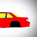 Nissan Silvia S13 Origin Labo Stylish Line 1988-1998 - Side Car template | Mask
