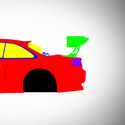 Nissan Silvia S14.9 'James Deane' 1996-2002 - Side Car template | Mask