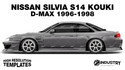 Nissan Silvia S14 Kouki D-Max 'Pawel Korpulinski' 1996-1998 - Side Car template