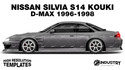 Nissan Silvia S14 Kouki D-Max 'Pawel Korpulinski' 1996-1998 - Side Car template
