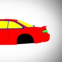 Nissan Silvia S14 Zenki 1993-1996 - Side Car template | Mask