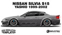 Nissan Silvia S15 Yashio Factory 1999-2002 - Side Car template