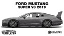 Ford Mustang Super V8 2019 - Side Car template