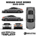Nissan 350z Nismo 2002-2009 - Full Car template | Glossy
