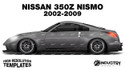 Nissan 350z Nismo 2002-2009 - Side Car template | Matt