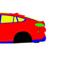 BMW X6 F96 2019-2022 - Side Car template | Mask