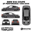 BMW E46 Coupe 2F Perfomance - Full Car template